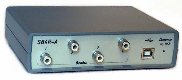 USB аудиокарта SB4R-A для записи звука.
